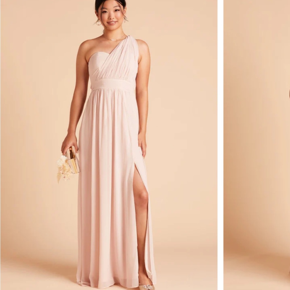 Birdy Grey Convertible Chiffon Dress // Pale Blush